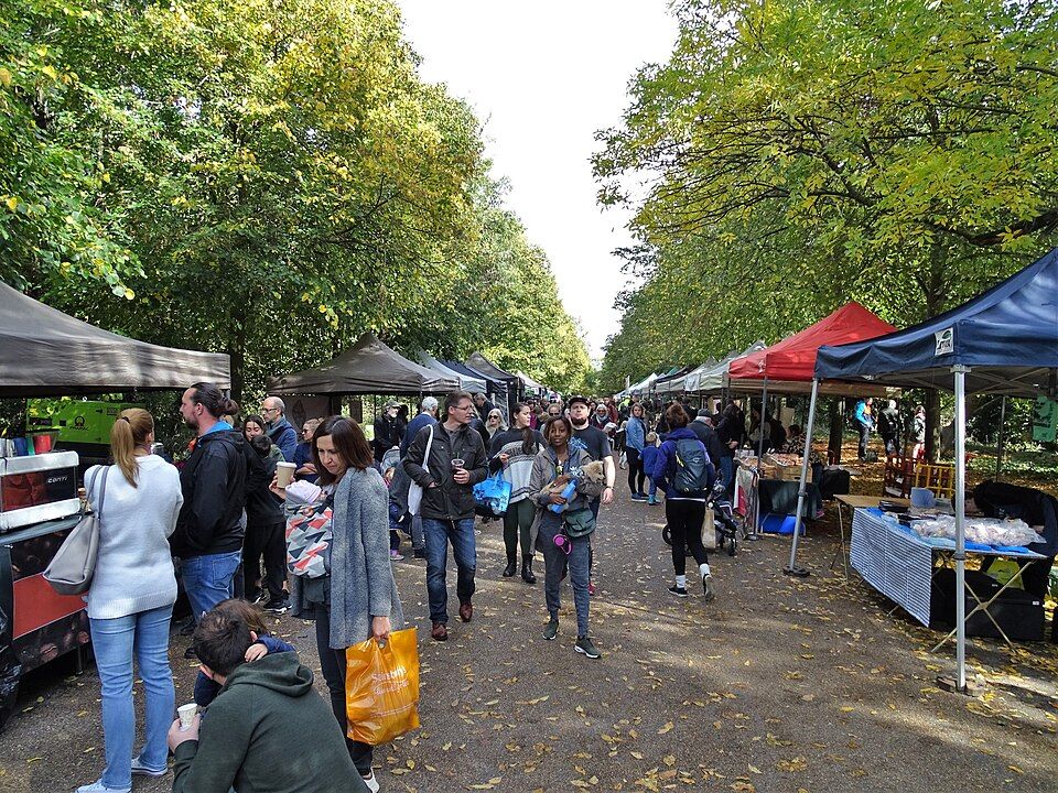 Alexandra Palace Farmers' Market, a long-running Sunday farmers' market held in the grounds of Alexandra Palace