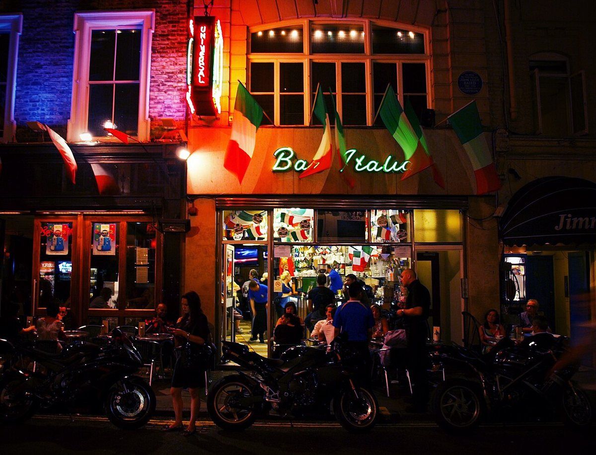 Bar Italia, a Soho Italian coffee bar