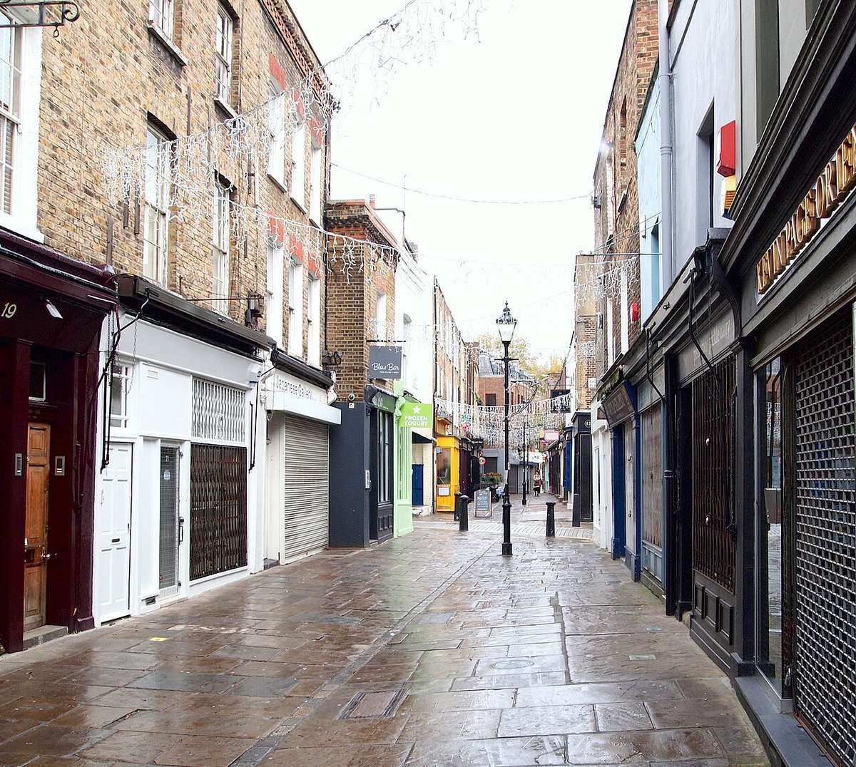 Camden Passage Antiques Market, a pedestrian lane off Upper Street