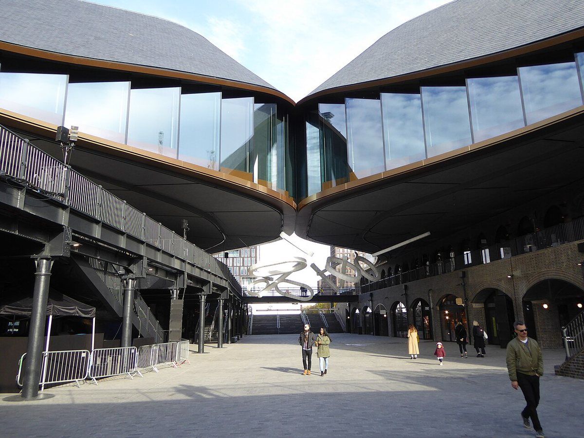 Coal Drops Yard, Two Victorian coal-drop sheds beside Regent's Canal