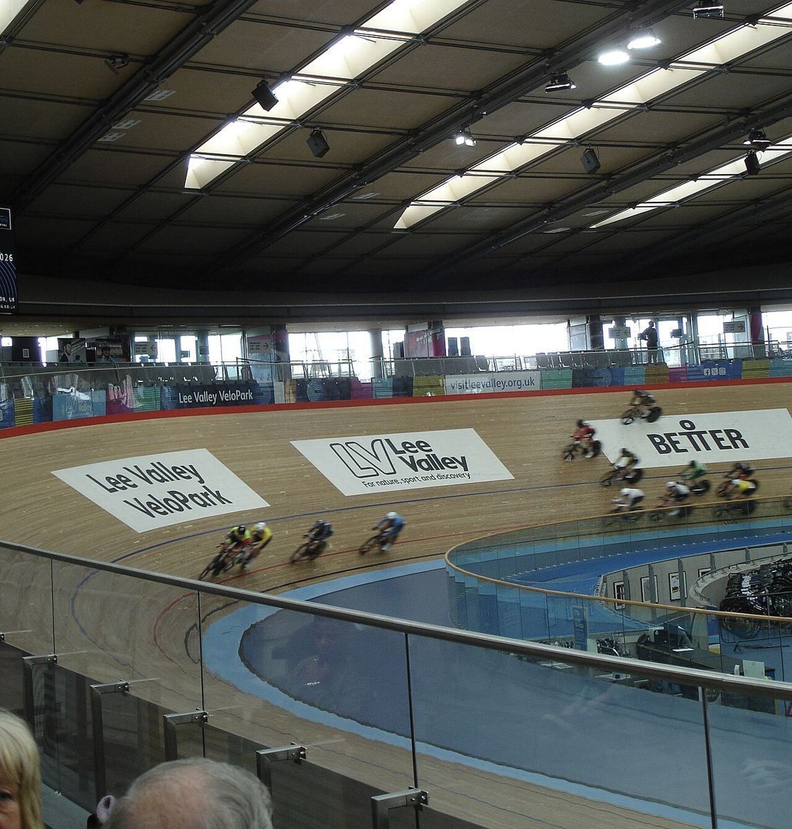 Lee Valley VeloPark, the 2012 Olympic cycling venue in Queen Elizabeth Olympic Park