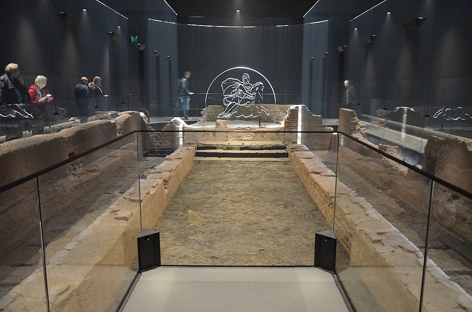 London Mithraeum, the excavated remains of a Roman temple