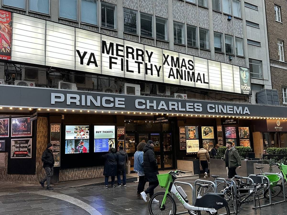 Prince Charles Cinema, an independent repertory cinema just off Leicester Square