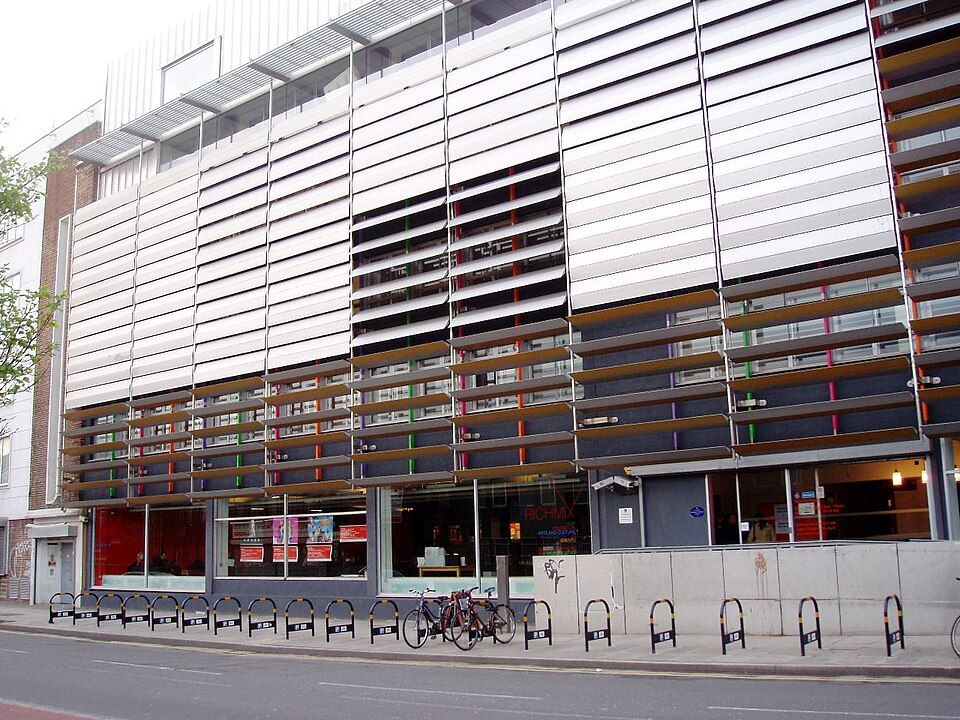 Rich Mix, a charity-run, five-floor arts and cinema centre in Shoreditch