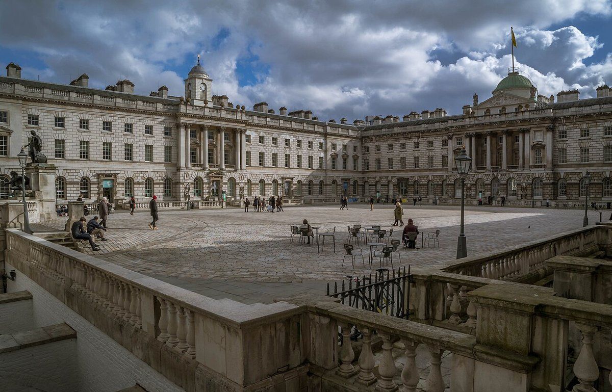 Somerset House, a grand neoclassical building
