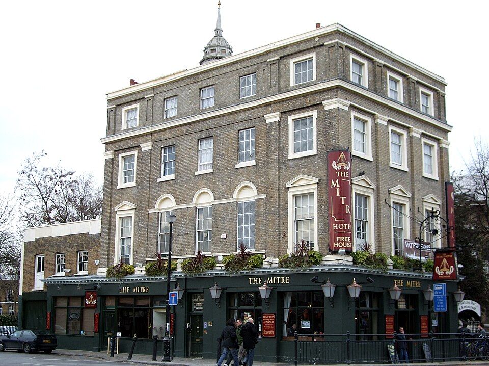 The Mitre, a Grade II listed Victorian pub