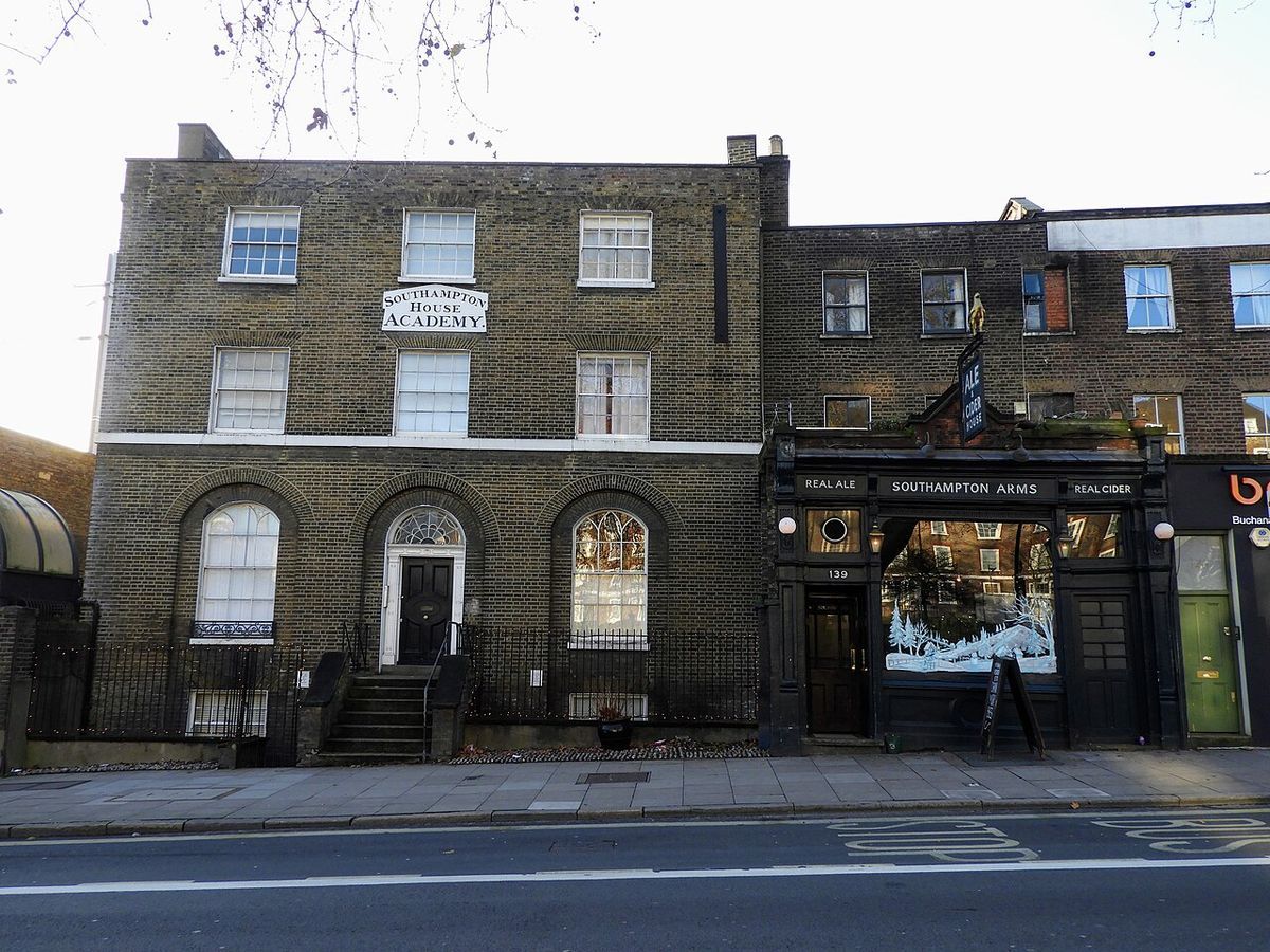The Southampton Arms, a small independent ale and cider house on Highgate Road near Hampstead Heath