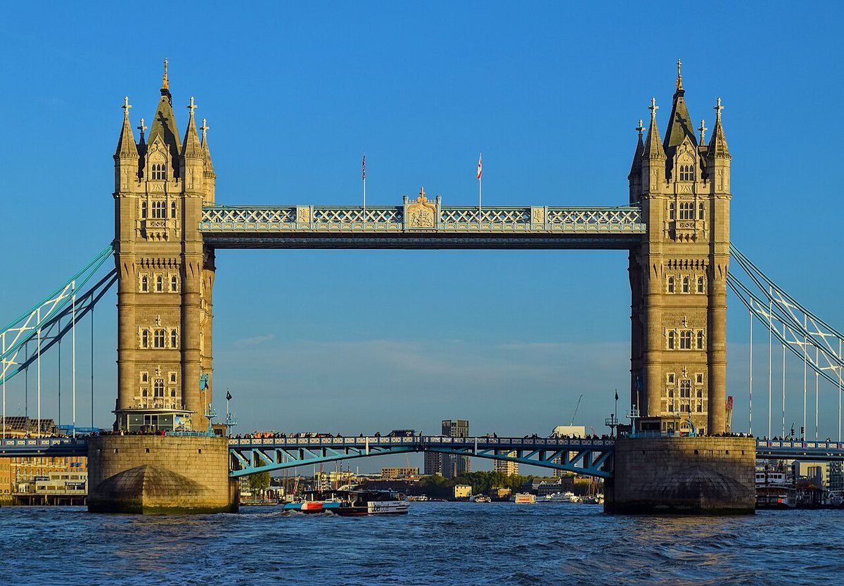 Tower Bridge, landmark in London