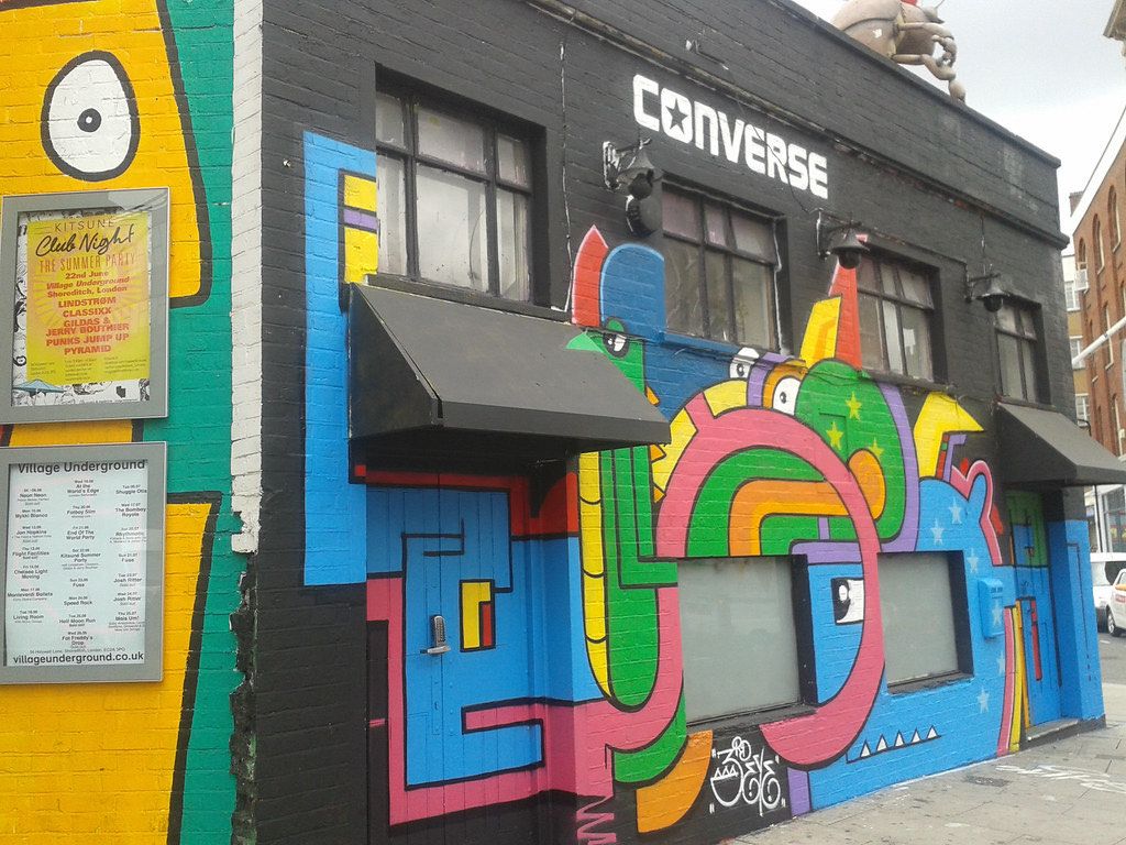 Village Underground, a live music and club venue in a converted Victorian coal warehouse in Shoreditch